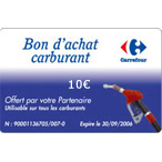 Bon carburant de 10 euros