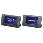 Lecteur DVD portable avec 2 �crans 17,8cm SCOTT TSX 700 PACK