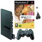 Console PS2 + SingStar Pop Hits 3 + micros