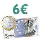 Ch�que de 6 euros