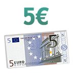Ch�que de 5 euros