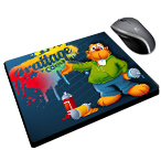 Tapis de souris Grattage Graffiti