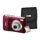 App photo num NIKON Coolpix L20 rouge + �tui + Carte SD 2Go