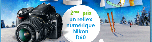 2eme prix un reflex numerique Nikon D60