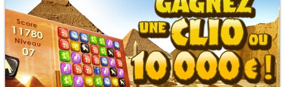 Gagnez une Clio ou 10 000&euro;